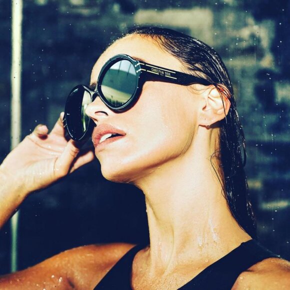 🕶️ New Dior DIORSIGNATURE R1U 26A1 Sunglasses - Havana Frame, Smoke Frame - Picture 3 of 12